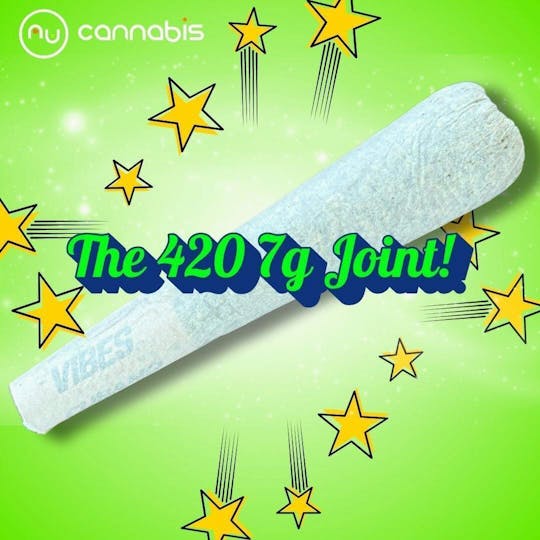 Nu Cannabis Brand - NuCannabis - Blueberry OG - Giant 420 Joint 7g - PRE ROLL - 1