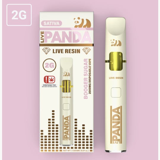 Loud Panda - Live Panda - Booger Sugar - 2G Live Resin Vape - 1