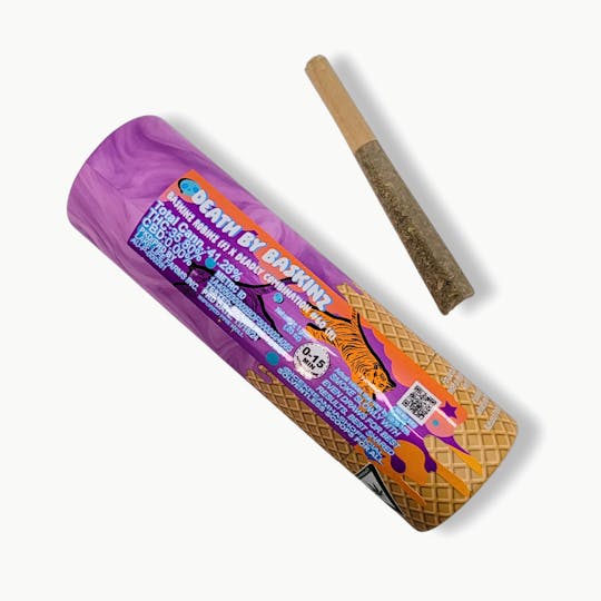 Ice Kream Hash Co. - IKHCO x SS | Death By Baskinz | Rosin Infused Pre Roll | 1g - 1