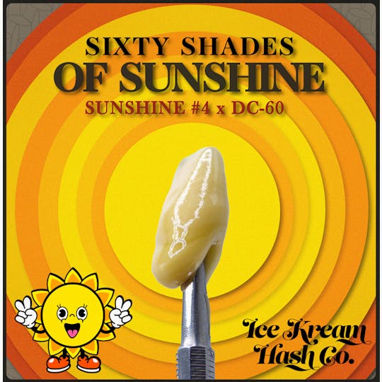 Ice Kream Hash Co. - IKHCO | 60 Shades of Sunshine | Live Rosin | 1g - 1