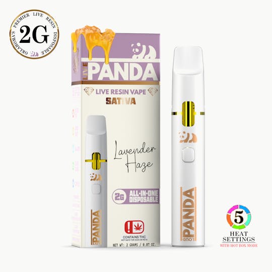 Loud Panda - Live Panda - Lavender Haze - 2G Live Resin Vape - 1