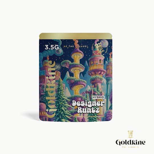 Goldkine - Goldkine Flower 3.5G (Mylar) | Designer Runtz - 1