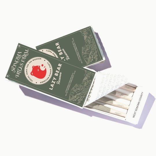 Sonoma Hills Farm - Lazy Bear Reserve - 4-pack pre-rolls, .8g ea, 3.2g total - 1