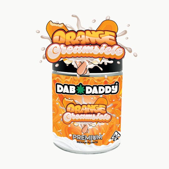 Dab Daddy Ⓡ - Orange Creamsicle Flower Dab Daddy® 28g Premium Indoor Flower - 1