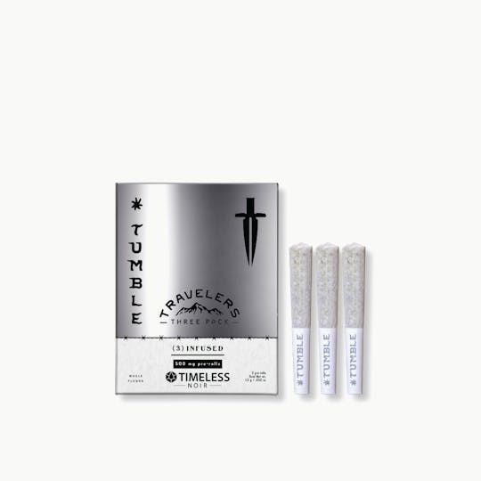 Timeless Vapes - Tumble Dagger Kush Traveler Infused Pre Roll Pack - 1