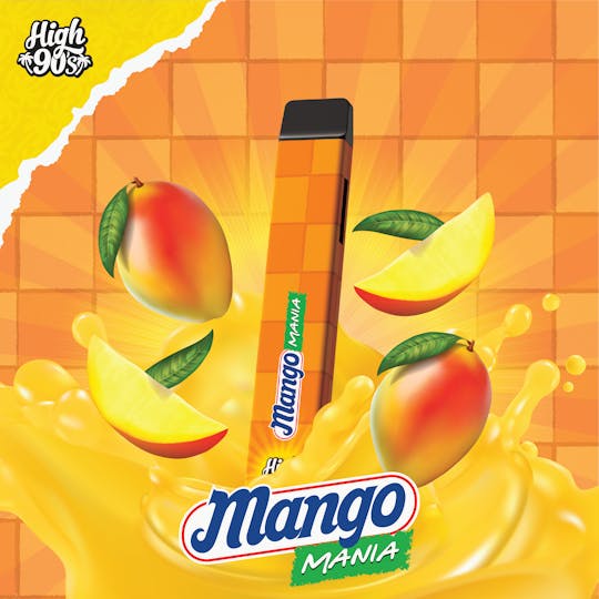 HIGH 90s - High 90s : Mango Mania 1g All-In-One Vape - 1