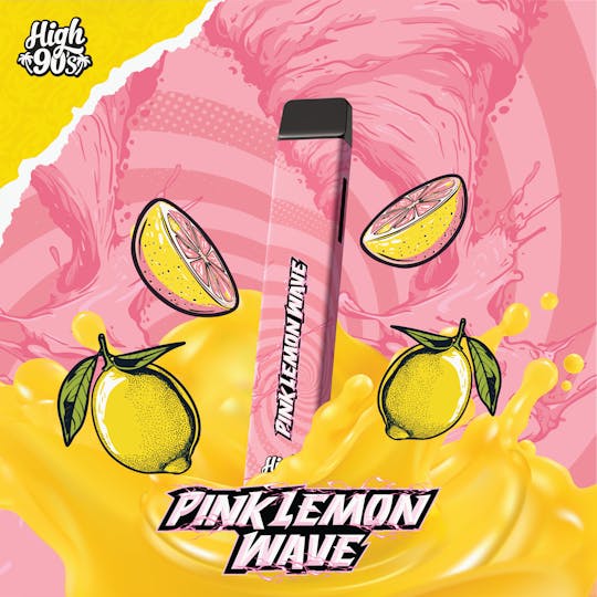 HIGH 90s - High 90s : Pink Lemon Wave 1g All-In-One Vape - 1