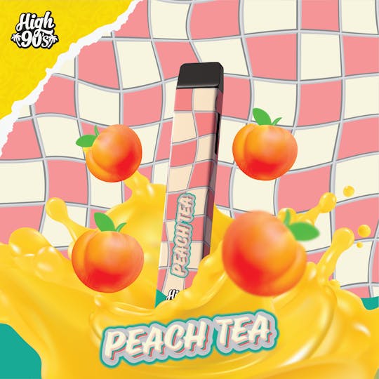 HIGH 90s - High 90s : Peach Tea 1g All-In-One Vape - 1