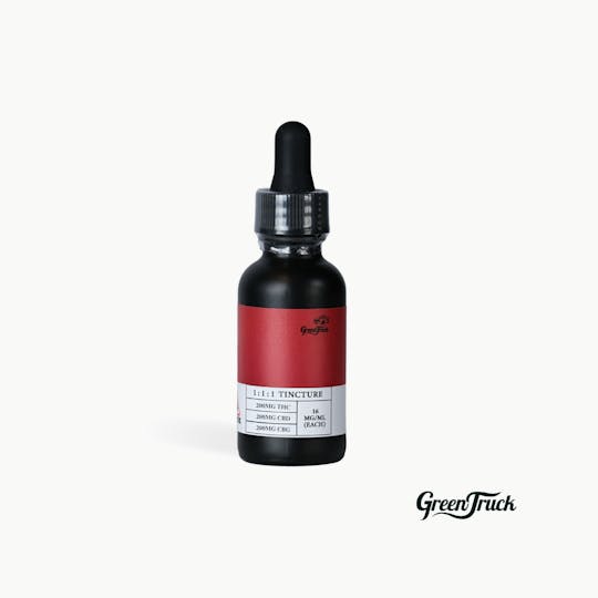 Green Truck - Green Truck - Tincture: 1:1:1 THC/CBD/CBG - Original - 1