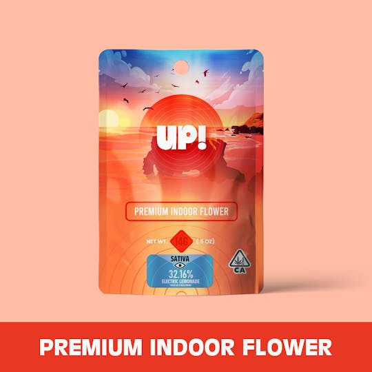 UP! - Electric Lemonade (Sativa) Premium Indoor 14g - 1