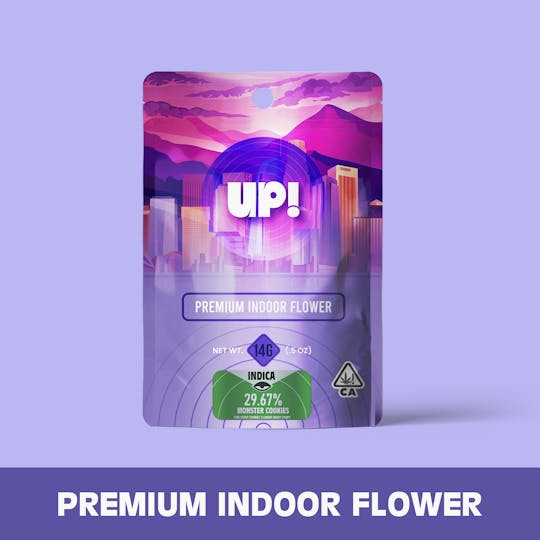 UP! - Monster Cookies (Indica) Premium Indoor 14g - 1
