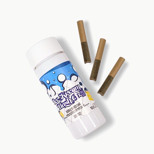 Ice Kream Hash Co. - IKHCO | Bubble Baked Cake | Rosin Infused PRJ | Single Scoops 3pk | 1.5g - 1