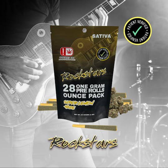 Rockstars - Rockstars | 1g Pre Roll | Super Lemon Haze - 1