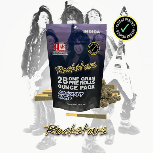 Rockstars - Rockstars | 1g Pre Roll | Grandaddy Purple - 1
