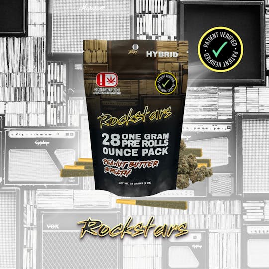 Rockstars - Rockstars | 28g Pre Roll Pack | Peanut Butter Breath - 1