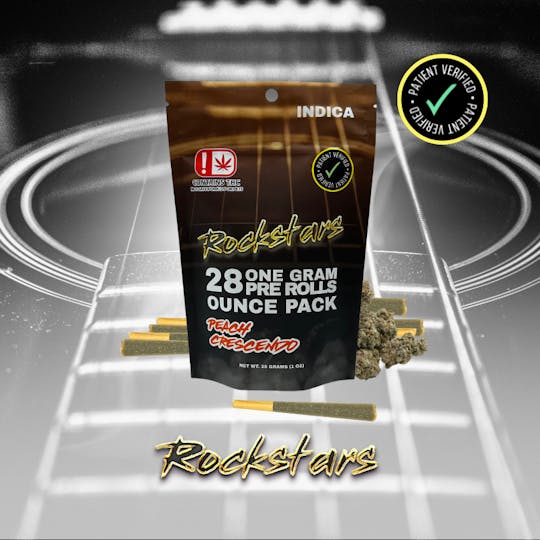 Rockstars - Rockstars | 28g Pre Roll Pack | Peach Crescendo - 1