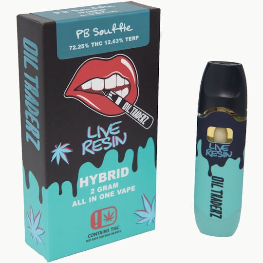 Oil Traderz - 2g PB Souffle Live Resin Disposable - Oil Traderz (Hybrid) - 1