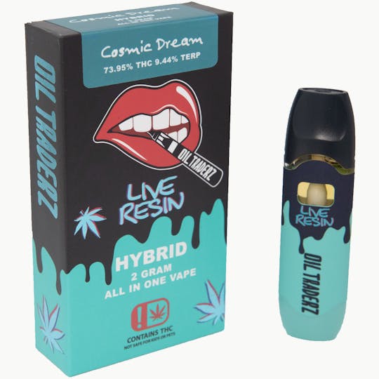 Oil Traderz - 2g Cosmic Dream Live Resin Disposable - Oil Traderz (Hybrid) - 1