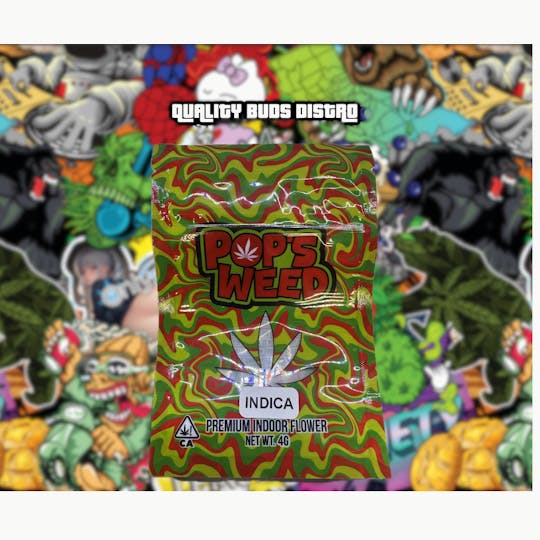 Pops Weed - POP'S WEED - INDICA - FLOWER - 4G - 1