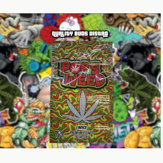 Pops Weed - POP'S WEED - INDICA - FLOWER - 14G - 1