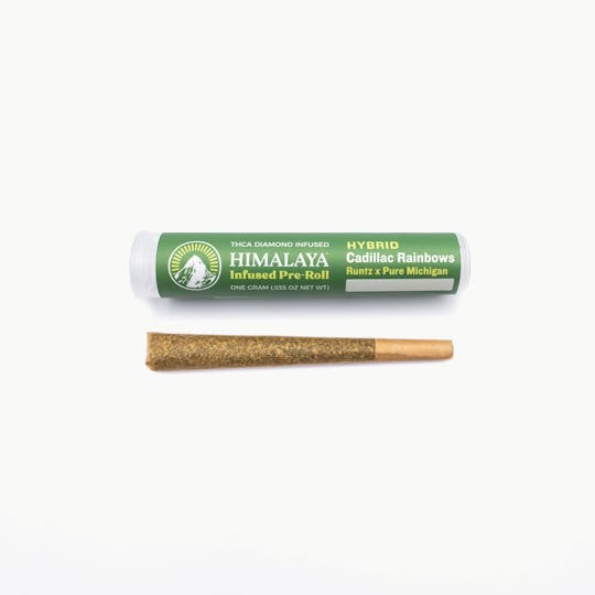 HIMALAYA - Cadillac Rainbows - Infused Pre-Roll - 1G - 1