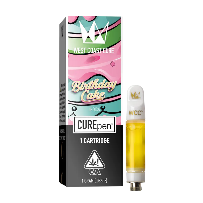 West Coast Cure Birthday Cake - 1g CUREpen Cartridge (Ceramic)