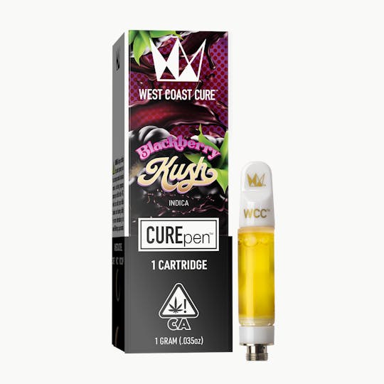 West Coast Cure - Blackberry Kush - 1g CUREpen Cartridge (Ceramic) - 1