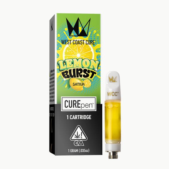 West Coast Cure - Lemon Burst - 1g CUREpen Cartridge (Ceramic) - 1