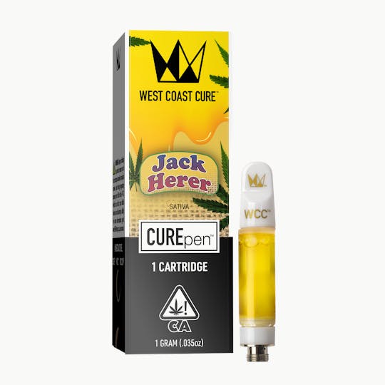 West Coast Cure - Jack Herer - 1g CUREpen Cartridge (Ceramic) - 1