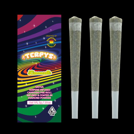 Crème De Canna - Creme De Canna - Terpys - Diamond Infused Pre Roll - Limoncello - 3g - (S) - 1