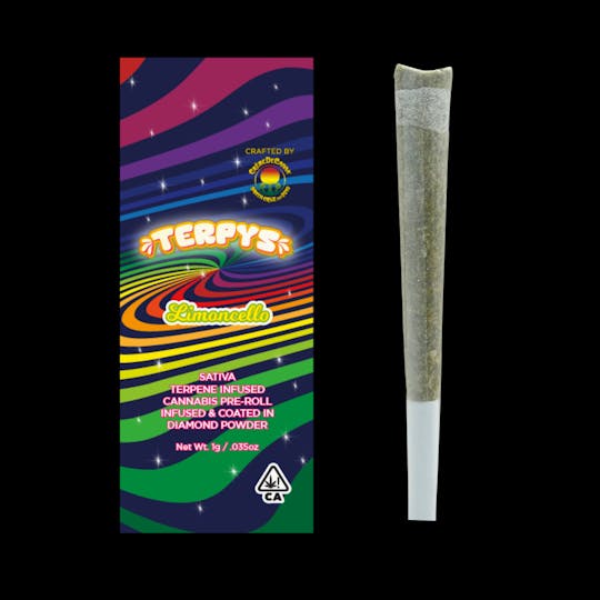 Crème De Canna - Creme De Canna - Terpys - Diamond Infused Pre Roll - Limoncello - 1g - (S) - 1