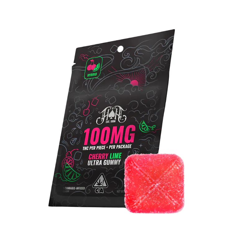 Heavy Hitters Cherry Lime Hybrid - Single Gummy 100mg