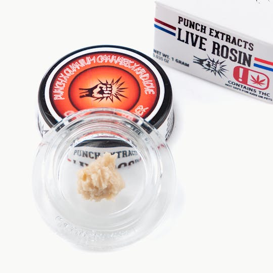 Punch Edibles & Extracts - Crash Out Gold Tier Live Rosin Cold Cure Badder (1g) - 1