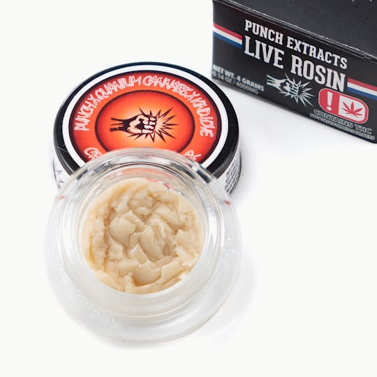 Punch Edibles & Extracts - Crash Out Gold Tier Live Rosin Cold Cure Badder (4g) - 1