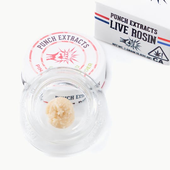 Punch Edibles & Extracts - Pink Panther Tier 3 Live Rosin Cold Cure Badder (1g) - 1