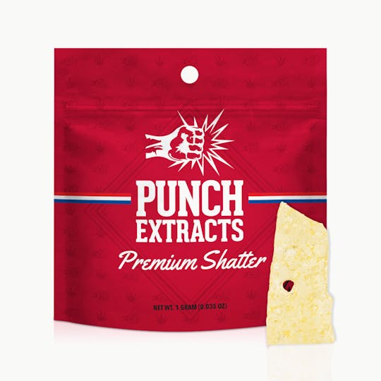 Punch Edibles & Extracts - Trop Limez BHO Shatter (1g) - 1