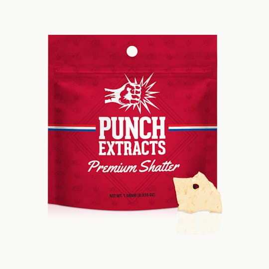 Punch Edibles & Extracts - Kush Diesel BHO Shatter (1g) - 1