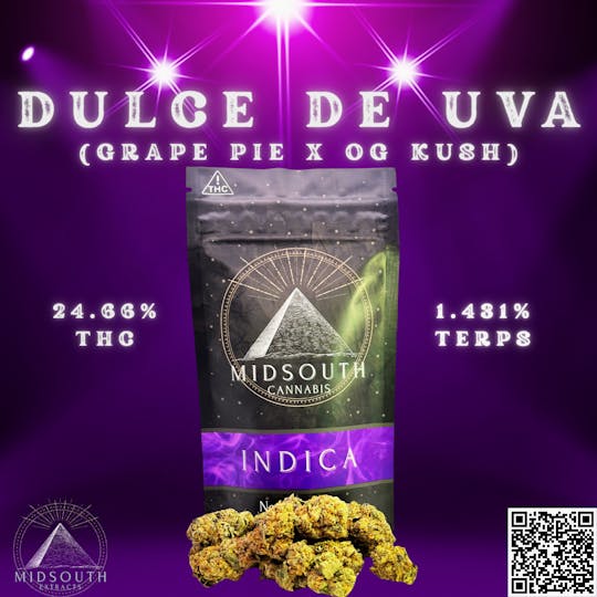MidSouth Extracts - 7g Flower - Dulce De Uva - 1
