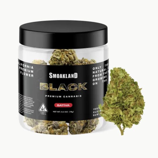 Smoakland - Black - Crenshaw Watermelon Runtz (H) - 14g Jar - 1