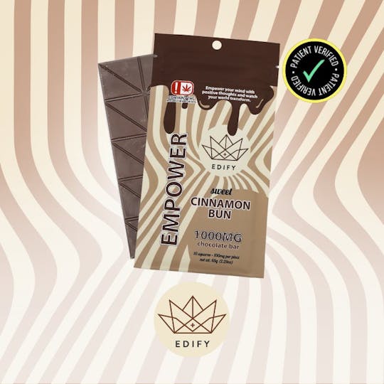 Edify - 710 - Edify | 1000mg | Cinnamon Roll Chocolate Bar - 1
