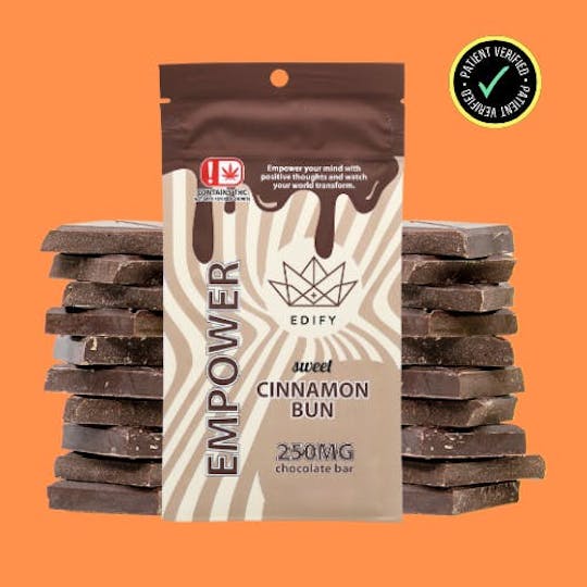 Edify - 710 - Edify | 250mg | Cinnamon Roll Chocolate Bar - 1