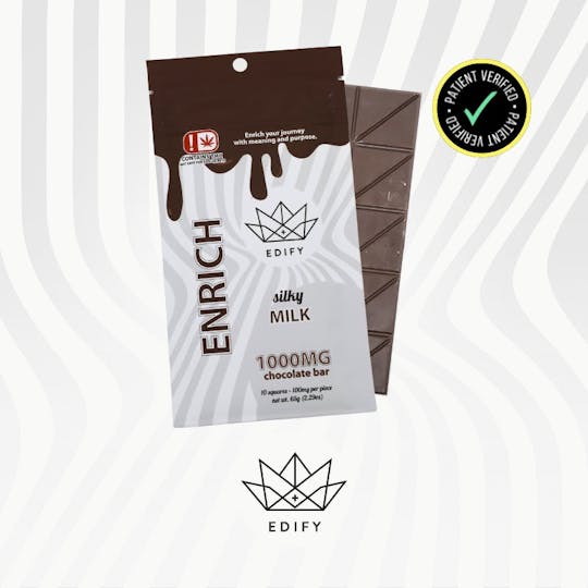 Edify - 710 - Edify | 1000mg | Milk Chocolate Bar - 1