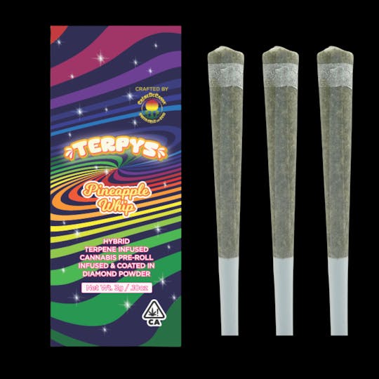 Crème De Canna - Creme De Canna Terpys Diamond Infused Pre Roll Pineapple Whip 3g (H) - 1