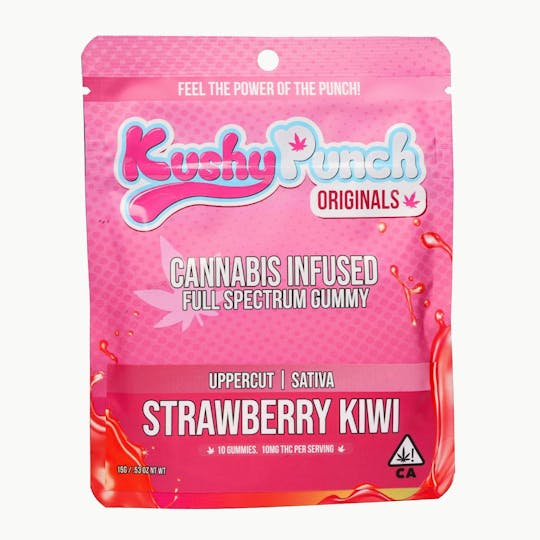 Kushy Punch - Kushy Punch - Strawberry Kiwi INDIVIDUAL GUMMIES 100MG - 1