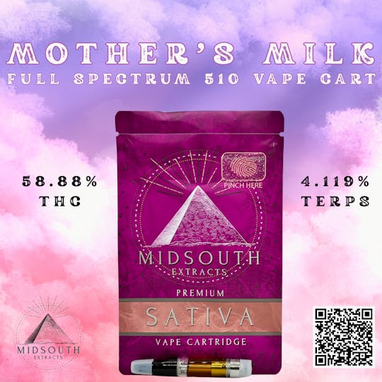 MidSouth Extracts - 1g 510 - Mother's Milk - 1