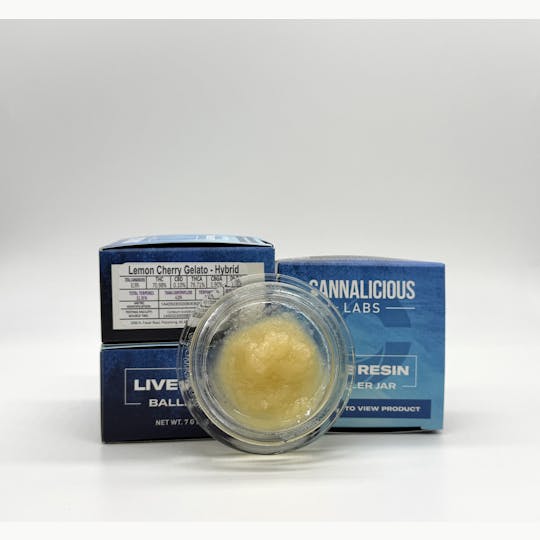 Cannalicious Labs - Lemon Cherry Gelato Live Resin - Hybrid - 1