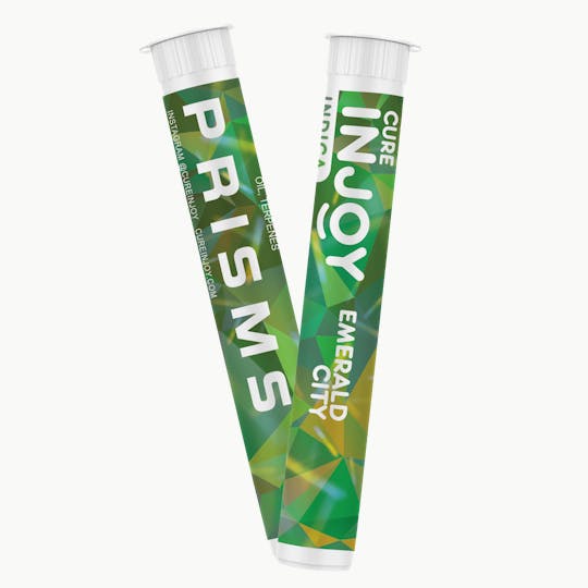 Cure Injoy - PRISM - Emerald City (INDICA) 1.5g Infused Pre-Roll - 1