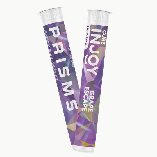 Cure Injoy - PRISM - Grape Escape (INDICA) 1.5g Infused Pre-Roll - 1