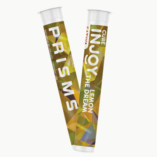 Cure Injoy - PRISM - Lemon The Dream (SATIVA) 1.5g Infused Pre-Roll - 1