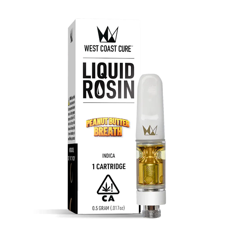 West Coast Cure Peanut Butter Breath - 0.5G Liquid Rosin Cartridge cartridge